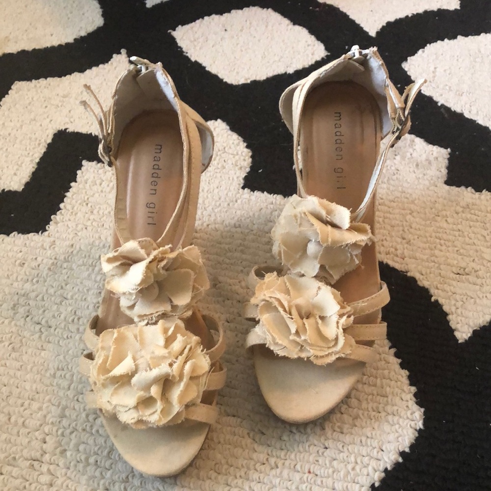 Madden girl cork wedge sandal